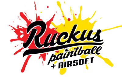 Ruckus Paintball + Airsoft logo