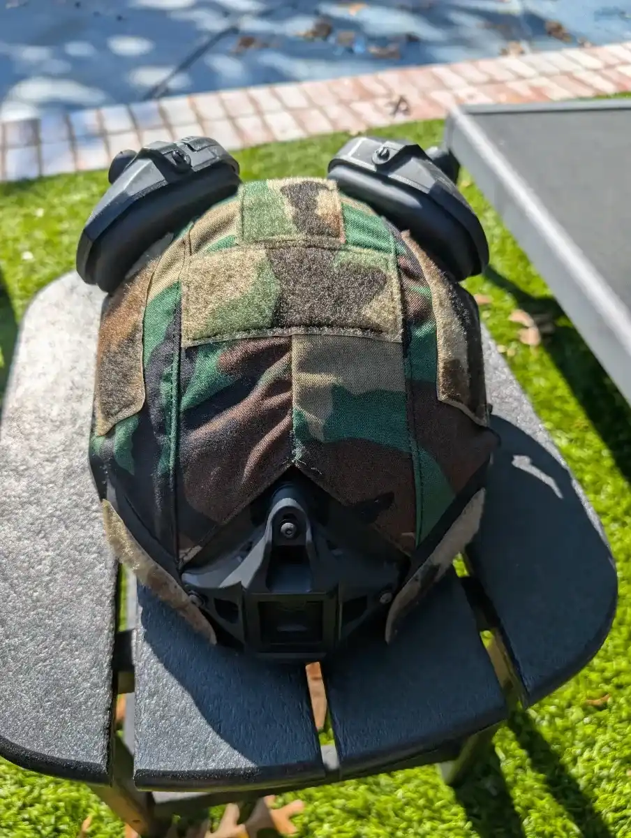 PTS MTEK FLUX HELMET WITH ACCESSORIES