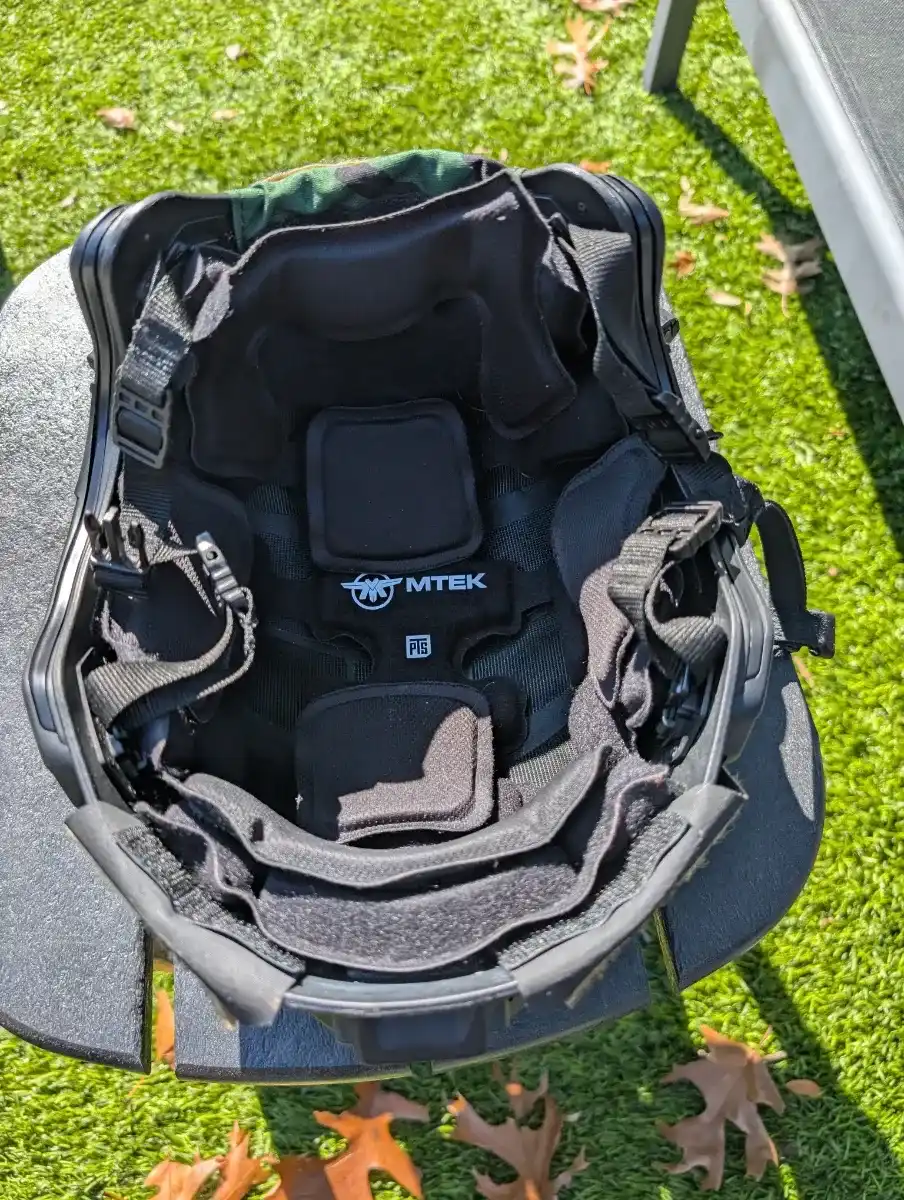 PTS MTEK FLUX HELMET WITH ACCESSORIES