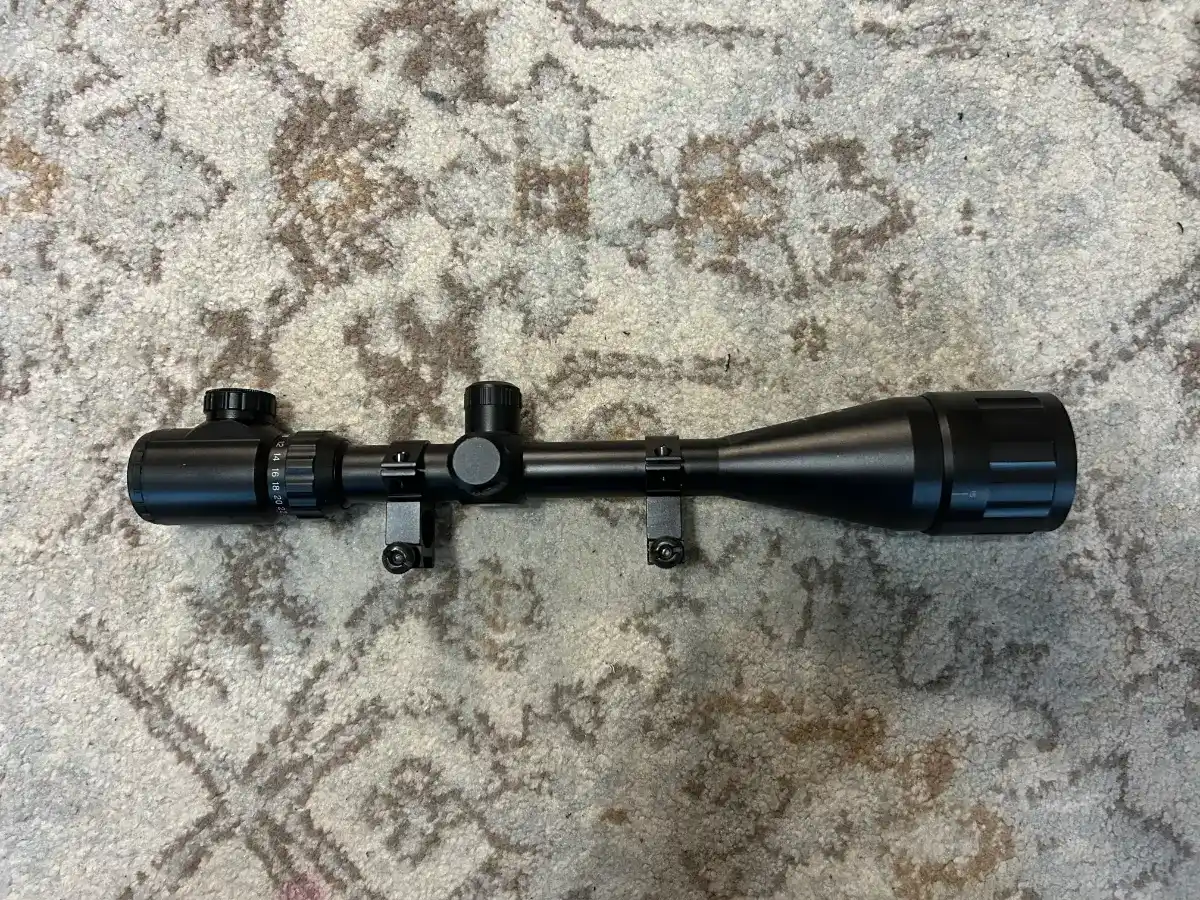CVLIFE Rifle Scope 6-24x50 AO Red and Green Illuminated Long Range Scope
