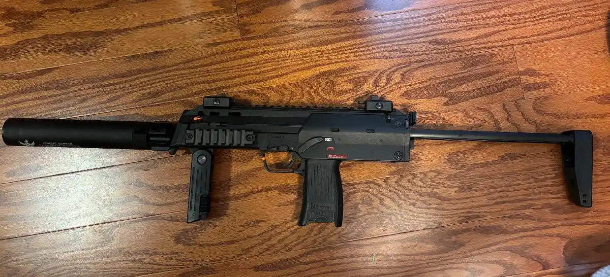 Umarex/H&k mp7 with Primary Airsoft hpa adapter