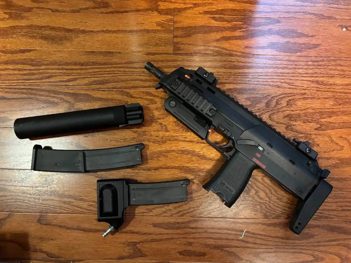 Umarex/H&k mp7 with Primary Airsoft hpa adapter