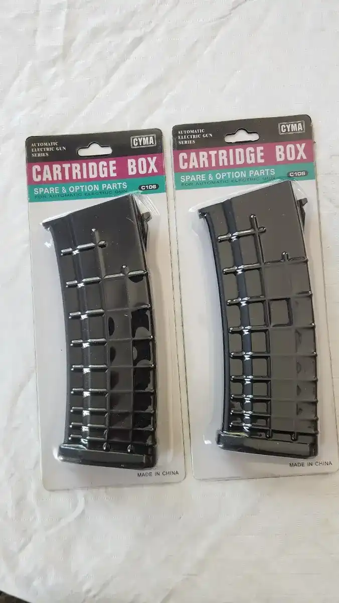 CYMA Bulgarian AK 74 Hicap Magazines x2