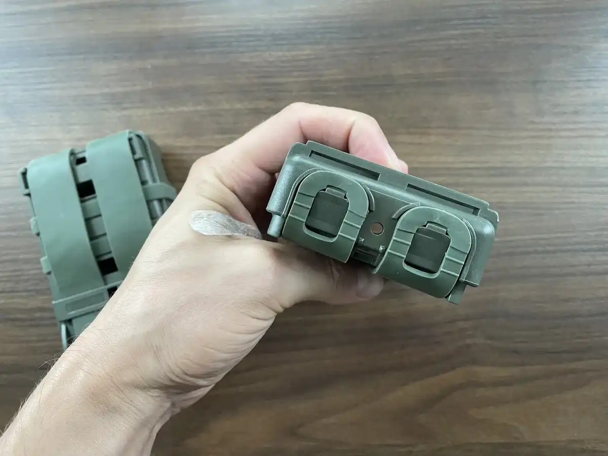 Matrix Fast Hard Shell Magazine Holster - 2x Rifle Mag Configuration (Color: OD Green)