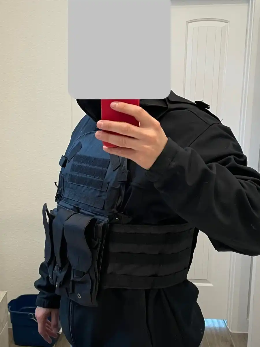 Tactical vest black
