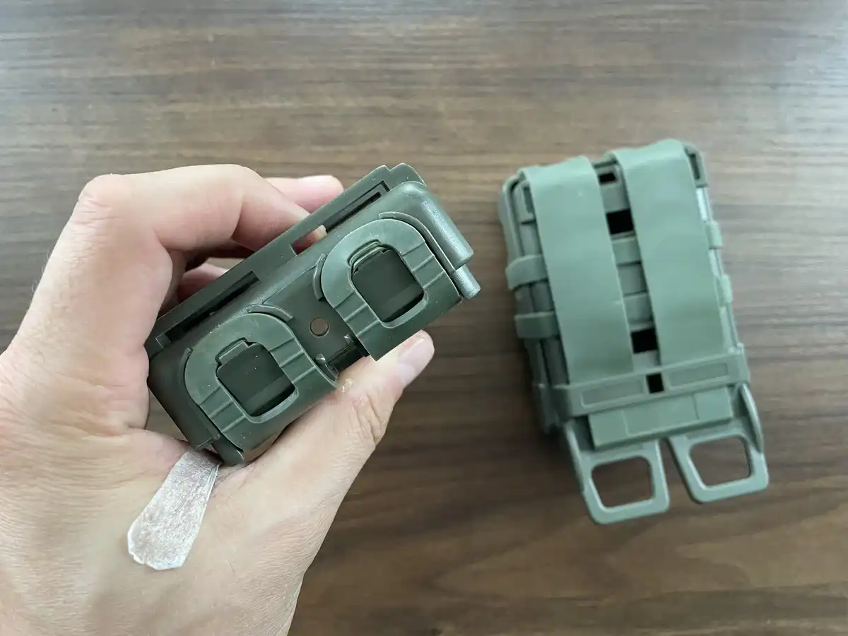 Matrix Fast Hard Shell Magazine Holster - 2x Rifle Mag Configuration (Color: OD Green)