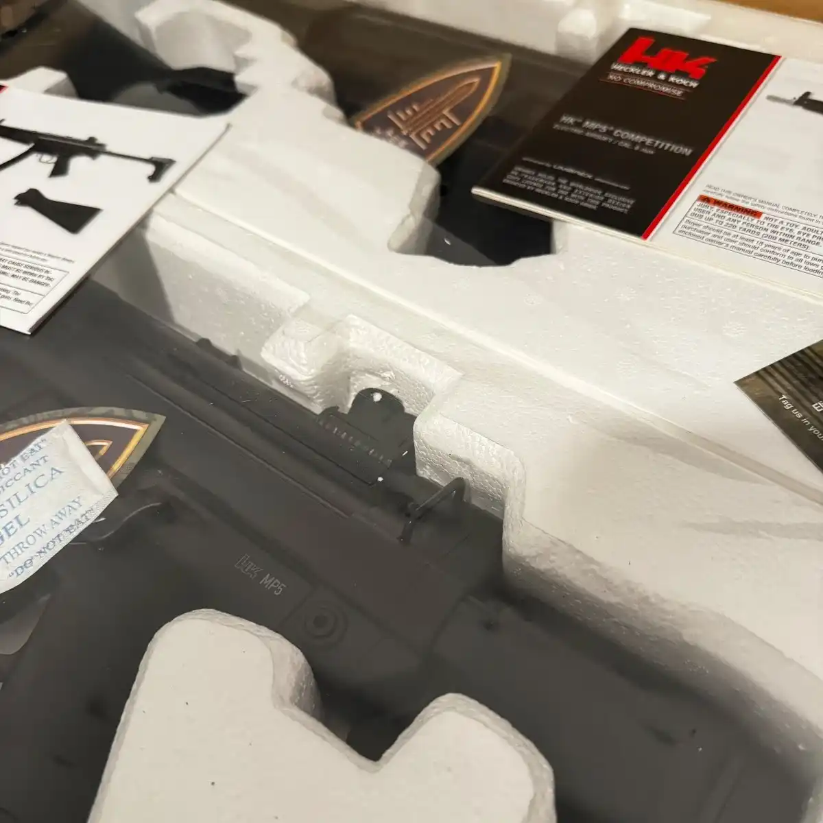 Elite Force HK Heckler & Koch MP5 Competition Kit AEG Automatic 6mm BB Rifle Airsoft Gun, Black