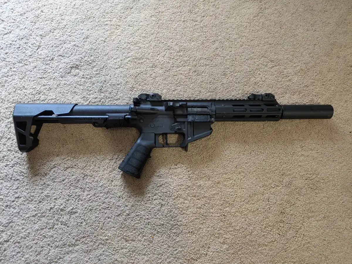 King arms pdw With suppressor and upgraded hop up and bucking
