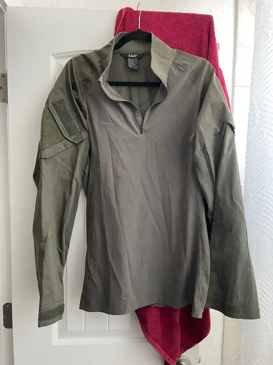 5.11 Flex-Tac TDU Rapid Long Sleeve Shirt - Ranger Green