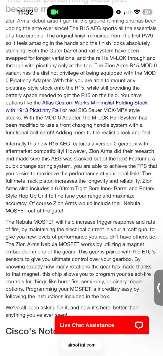 Zion arms r15