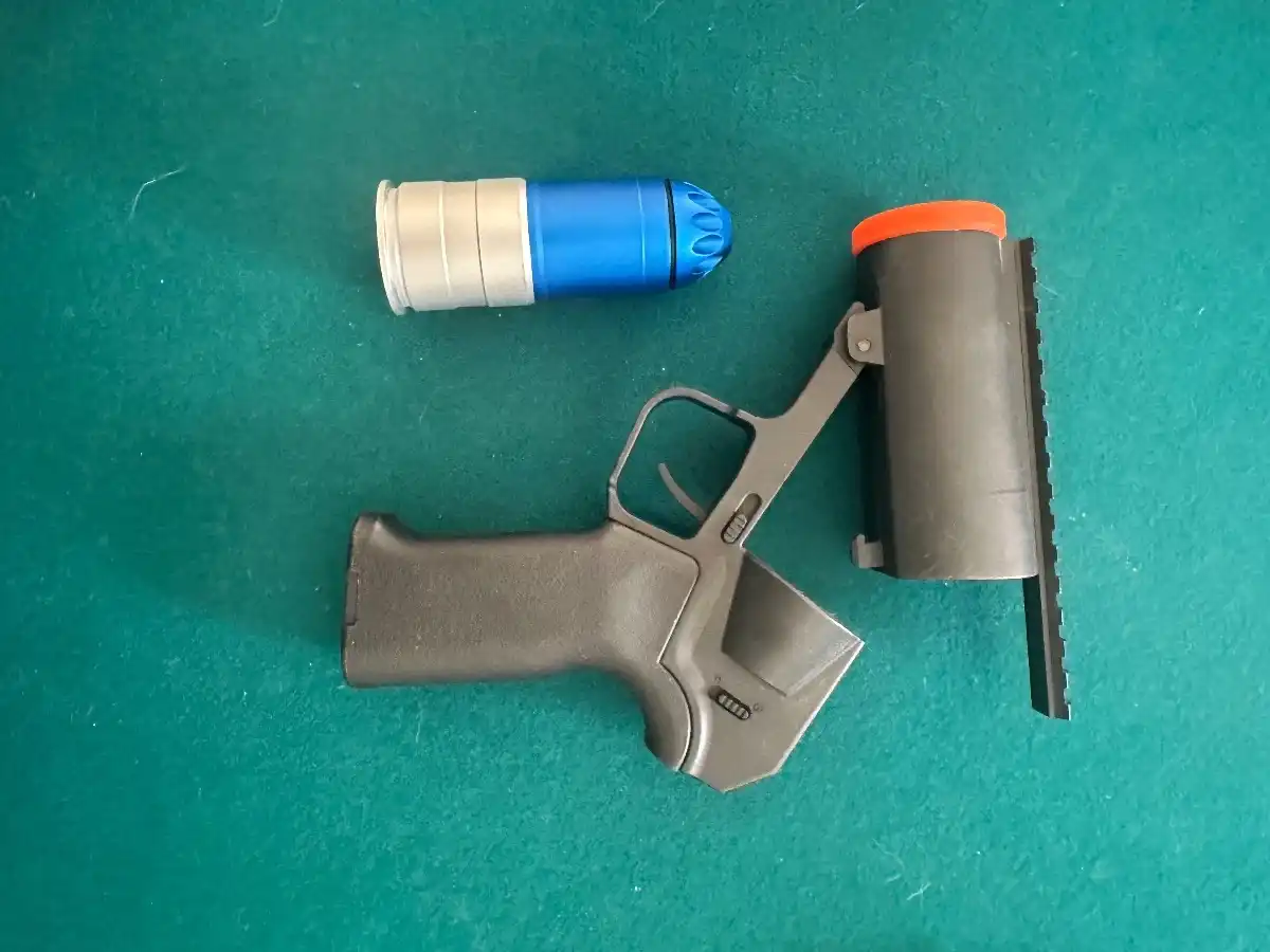 6mmProShop Airsoft Pocket Cannon Grenade Launcher Pistol