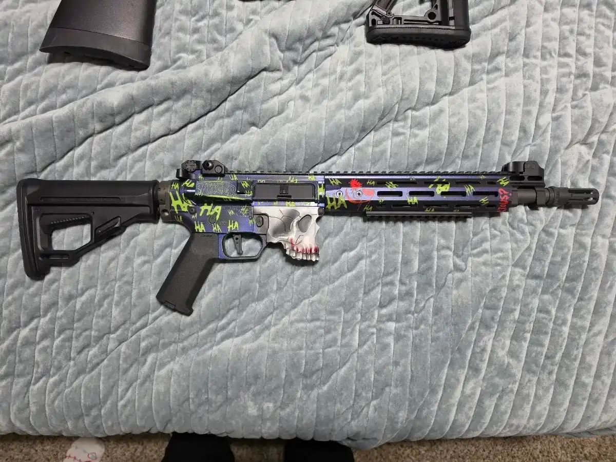 Ares Joker M4 with 8 mags