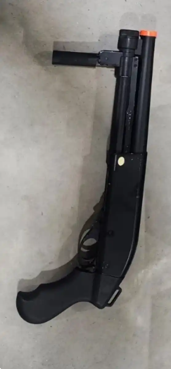 Gas breacher style shotgun