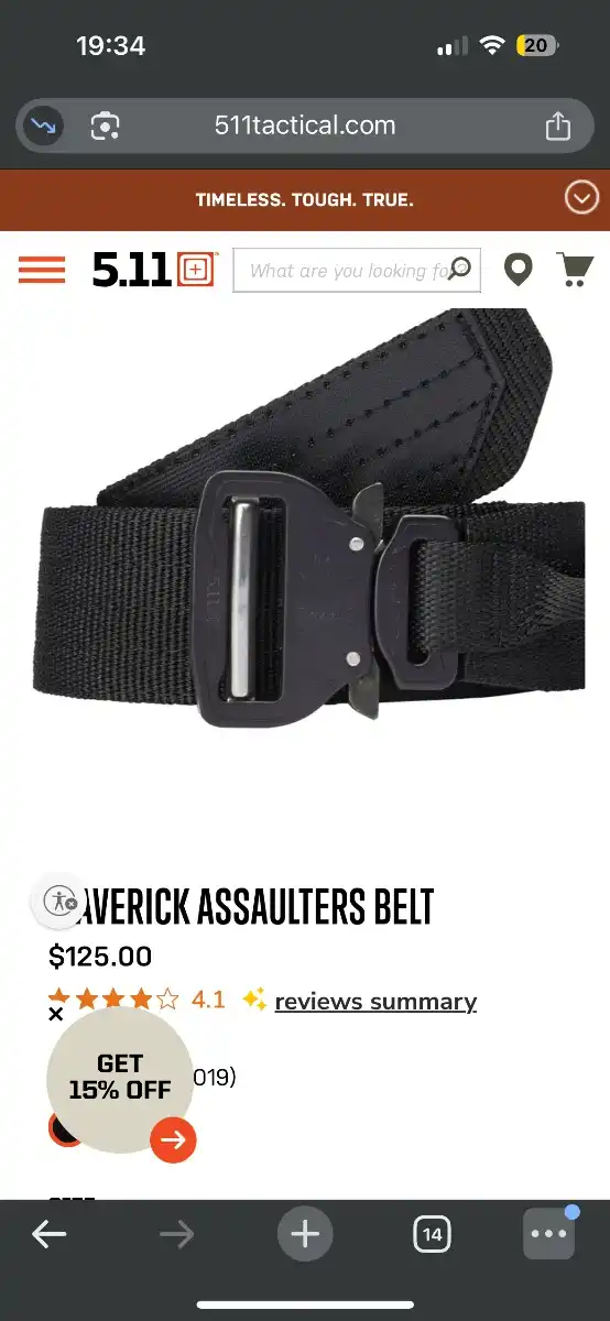 5.11 belt