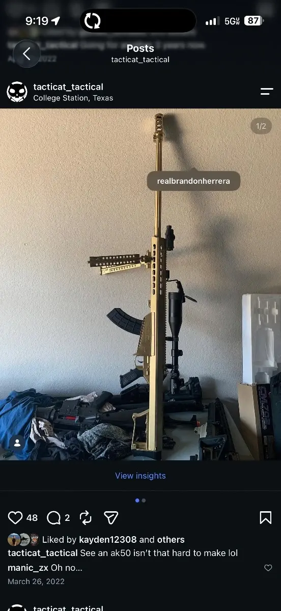 WTB Barret 50 model AEG