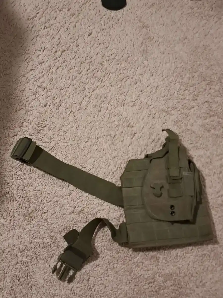 Matrix Tactical Dropleg MOLLE Panel w/ Universal MOLLE Holster
