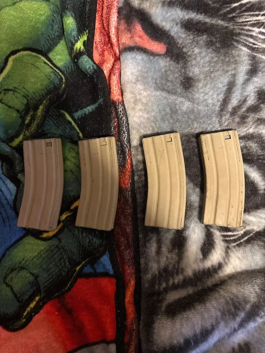 125 Round Metal STANAG Magazine (Khaki)