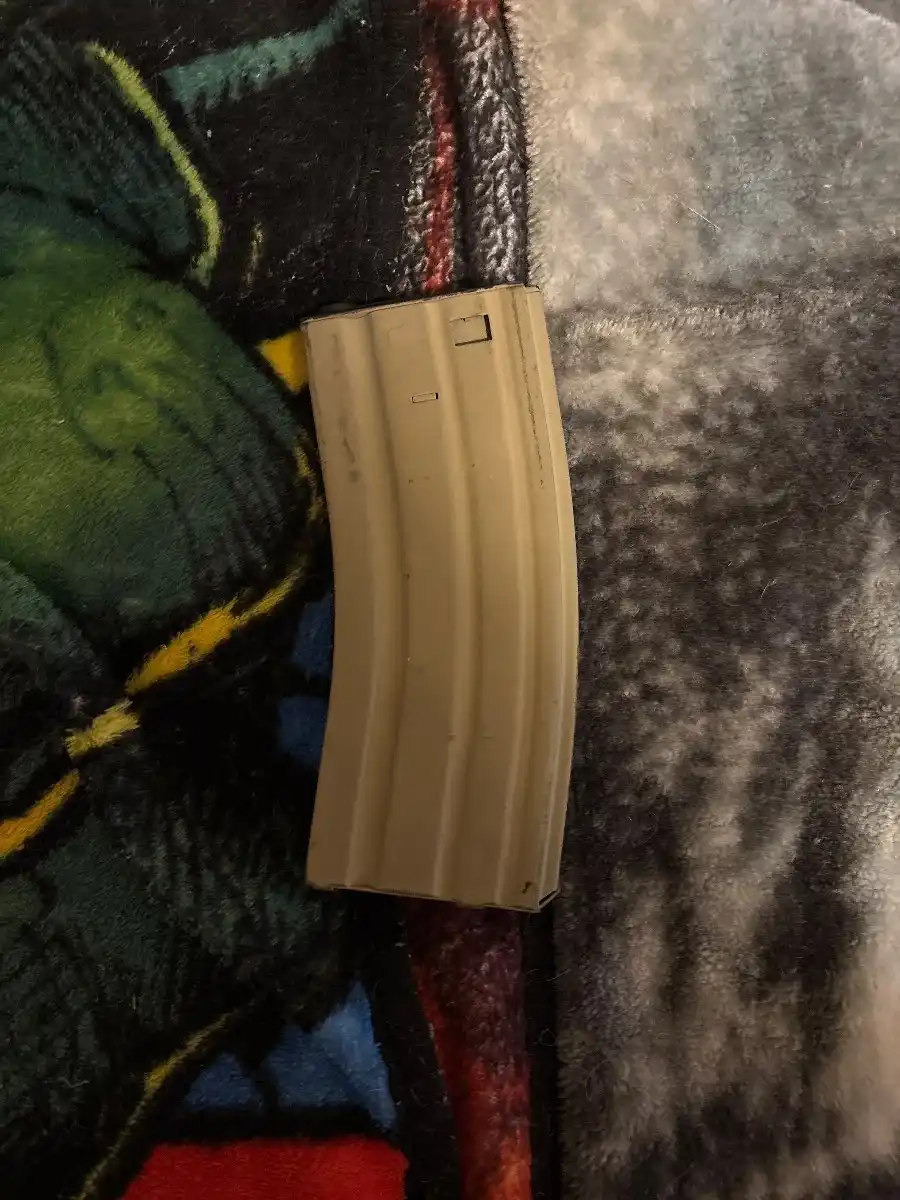 125 Round Metal STANAG Magazine (Khaki)