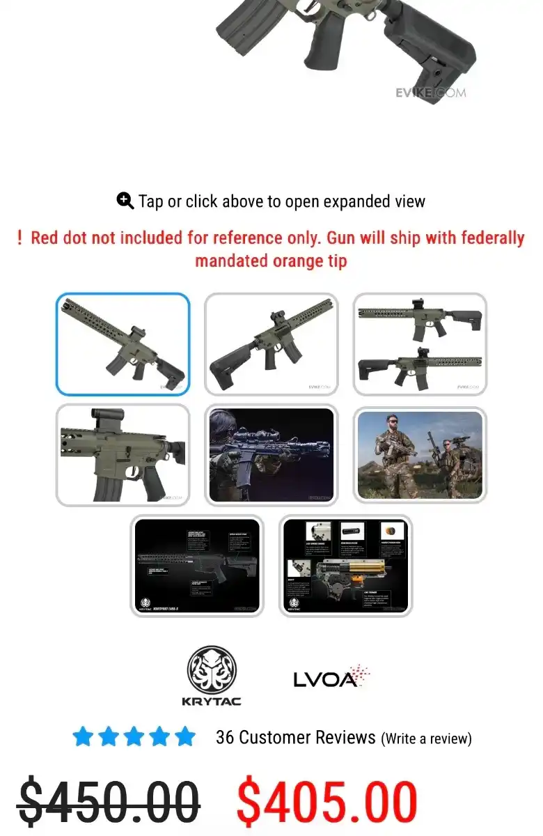KRYTAC War Sport LVAO-S