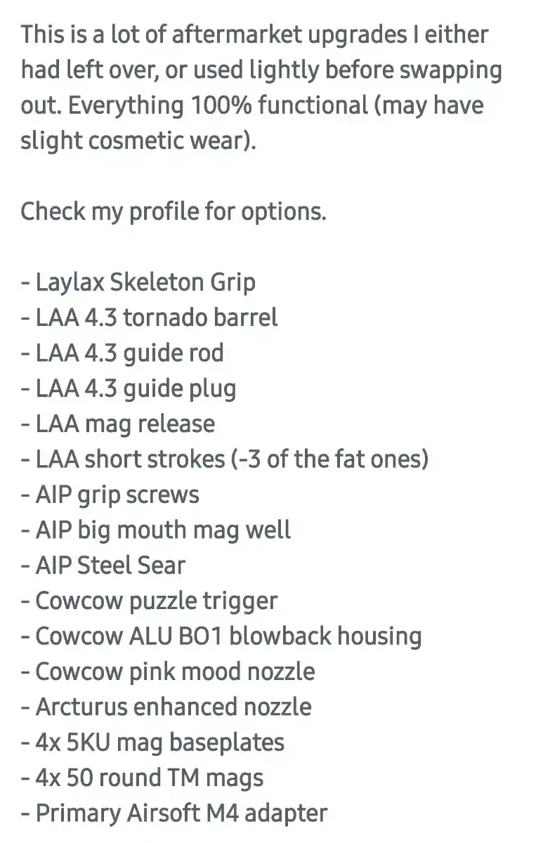 Aftermarket HiCapa Lot