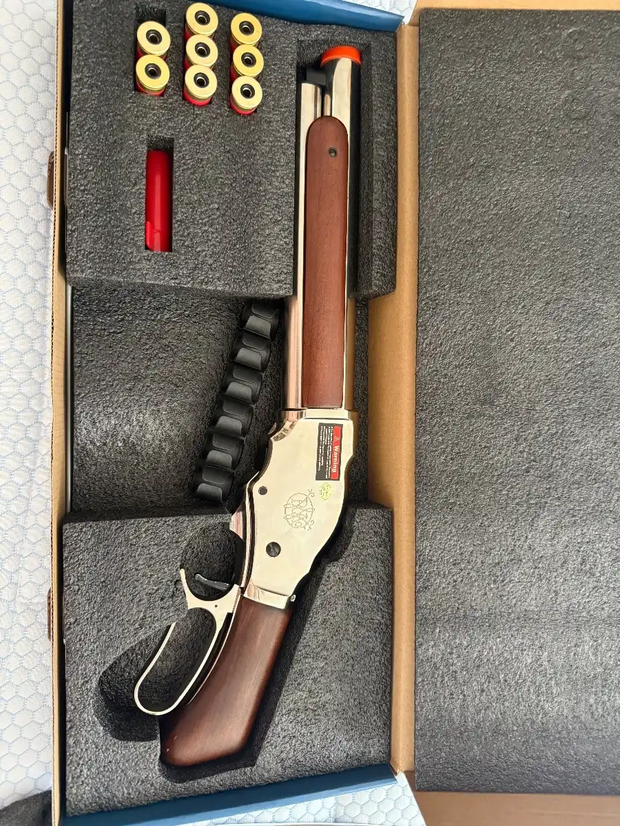 6mmProShop M1887 Terminator Lever Action Gas Airsoft Shotgun by S&T